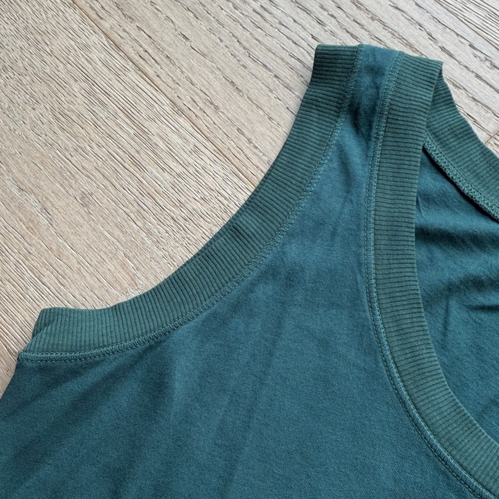 NWT Michael Stars 'Shannon Contrast Tank' in Pinegrove (Small) Retail: $68 - Picture 3 of 8